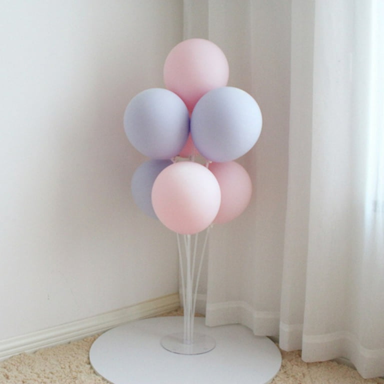 1Pc LED Balloons Column Stand with 7 Tubes Wedding Party Balloon Support Rack 